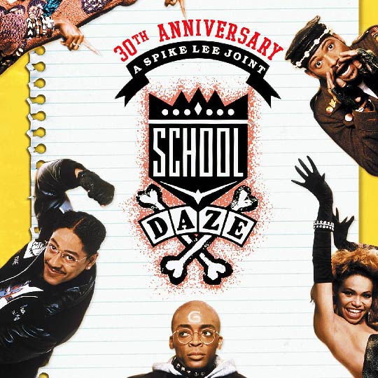 Image of school daze movie poster college students from a HBU