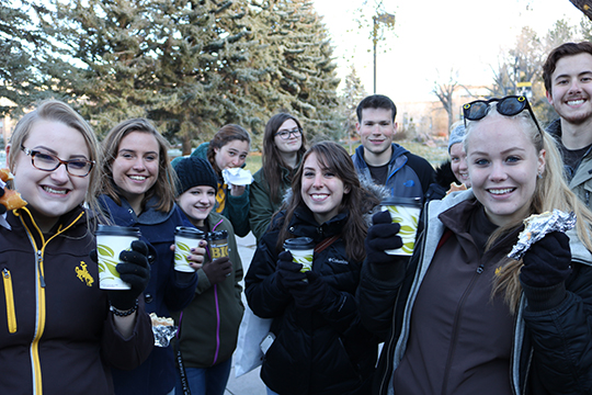 Students Volunteering