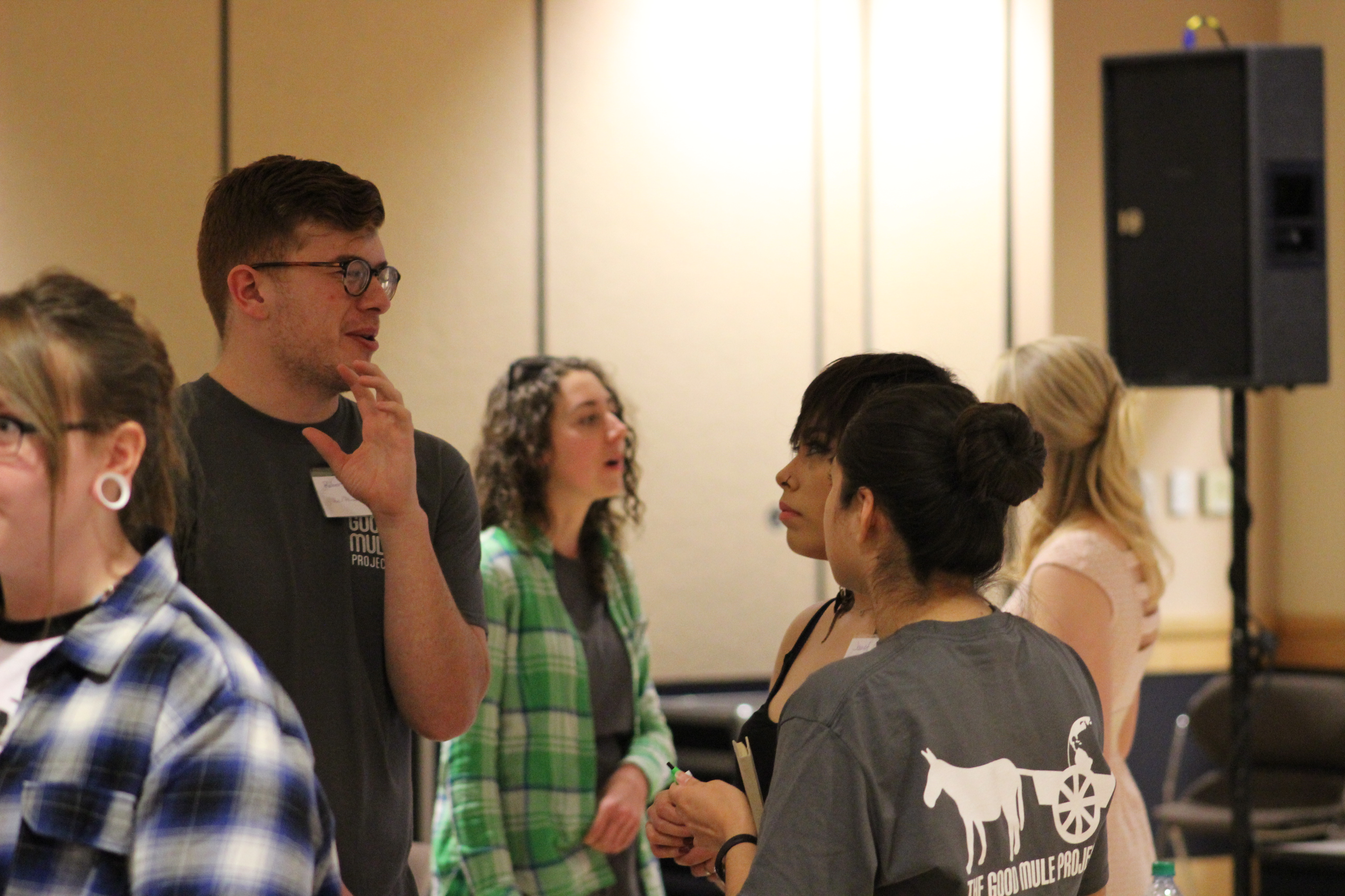 Students at the Good Mule conference