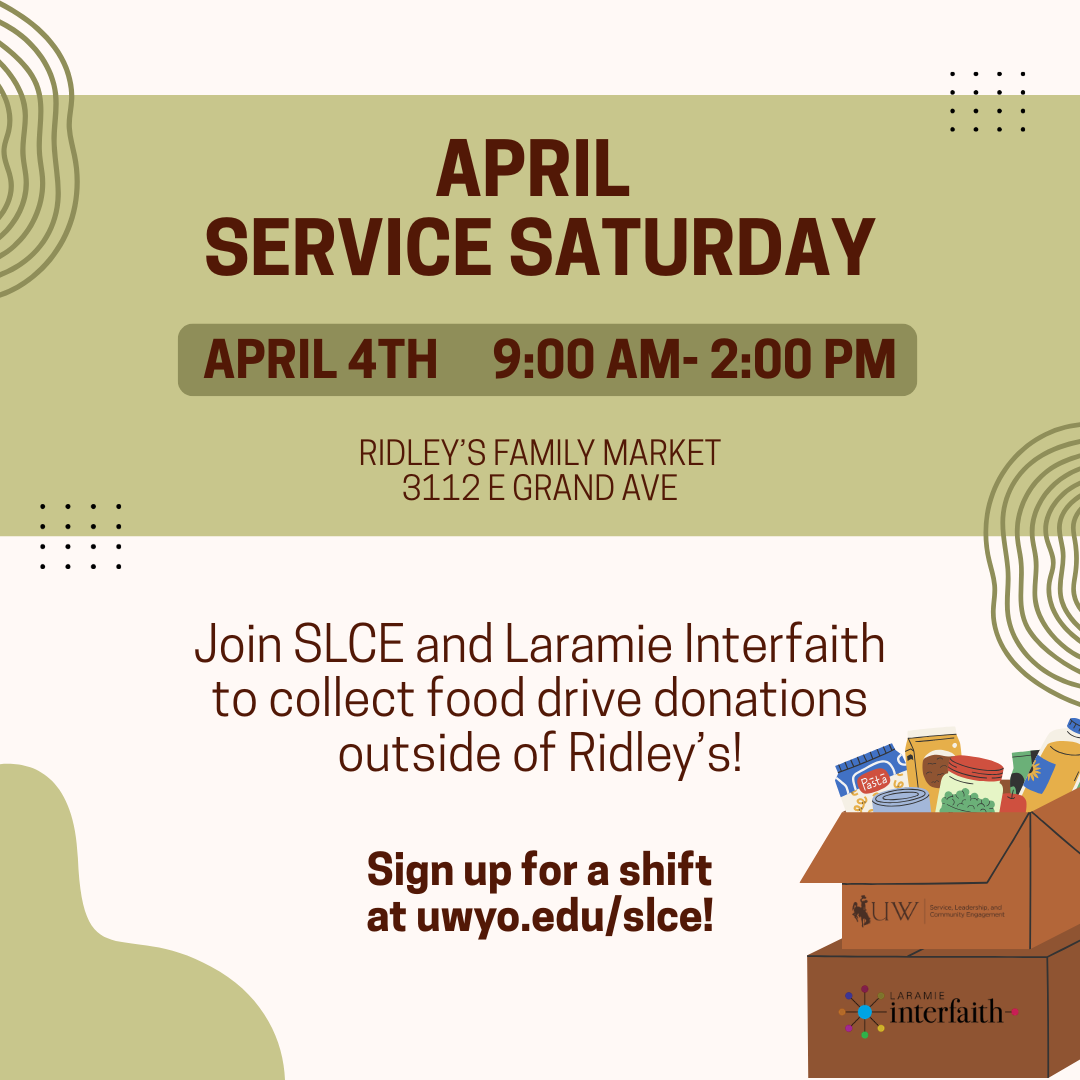April Service Saturday Food Drive