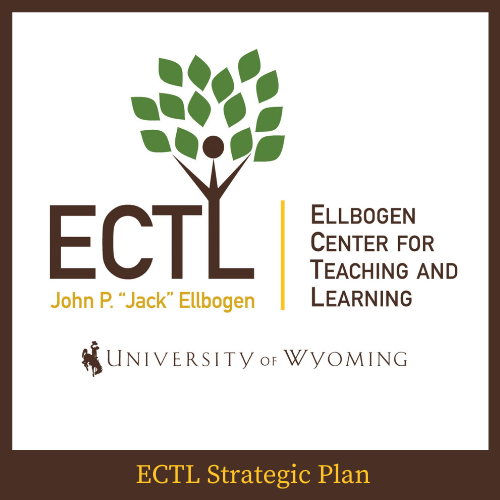 UW cowboy logo of ECTL with text "UW Assessment Plan."
