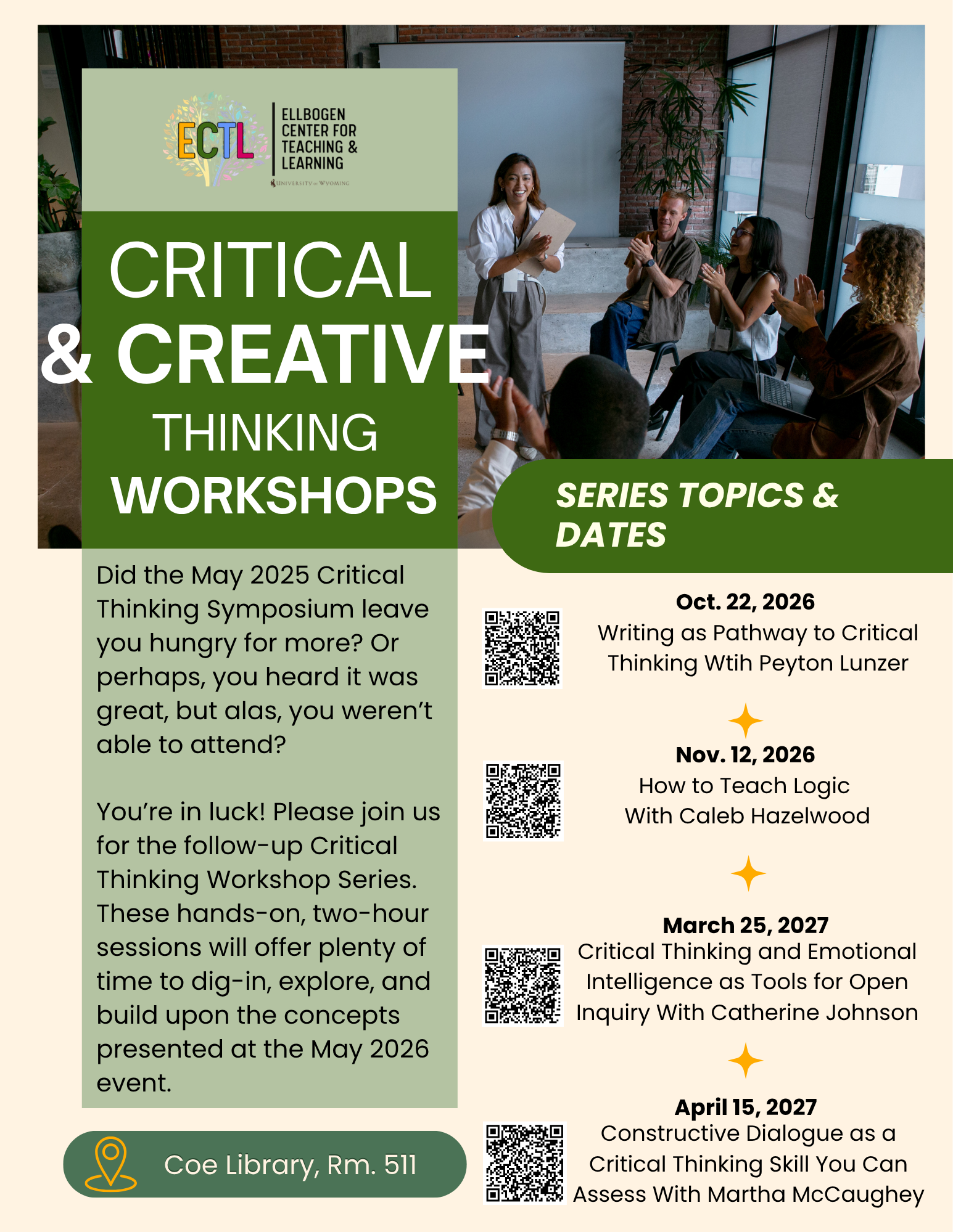 CCT Learning Community Flyer
