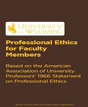 Professional ethics for faculty members