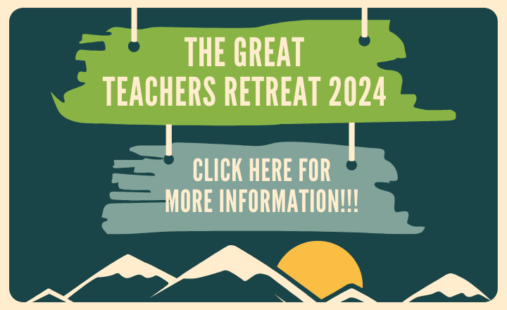 The Great Teachers Retreat 2024. Click here for more information.