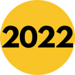 2022 over yellow background