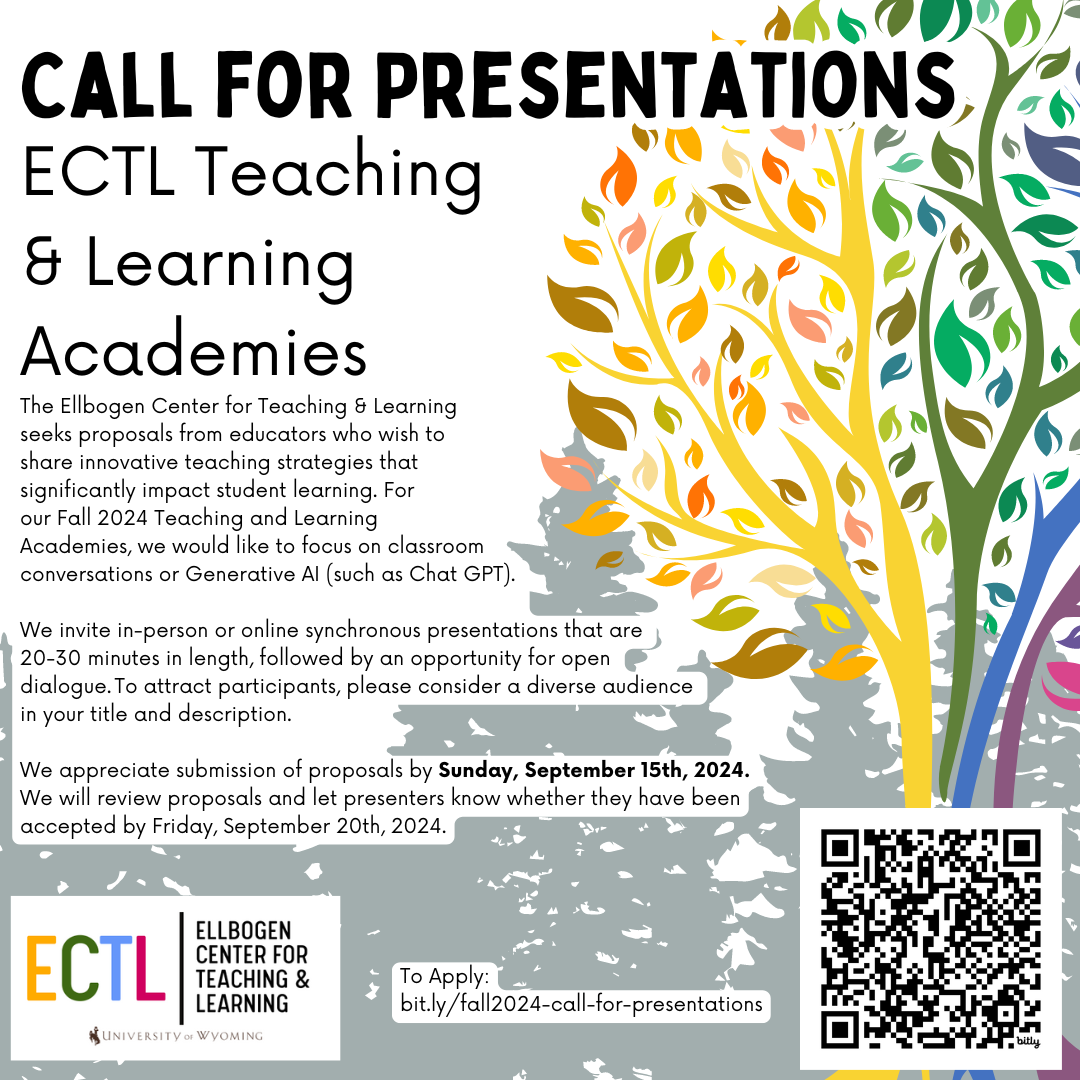 Call for presentations for Fall 2024 by the ECTL