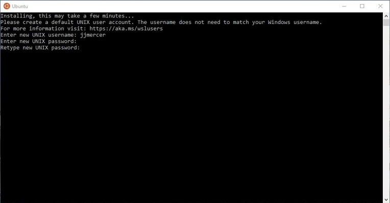 Command line promt to enter a password