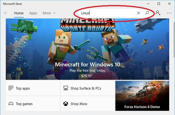 Microsoft store front page