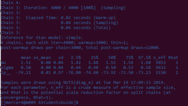 Terminal window showing the bottom of a script output