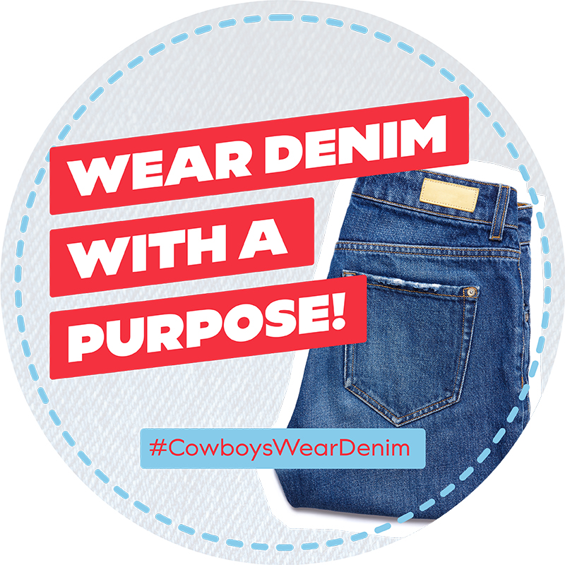 Wear denim with a purpose