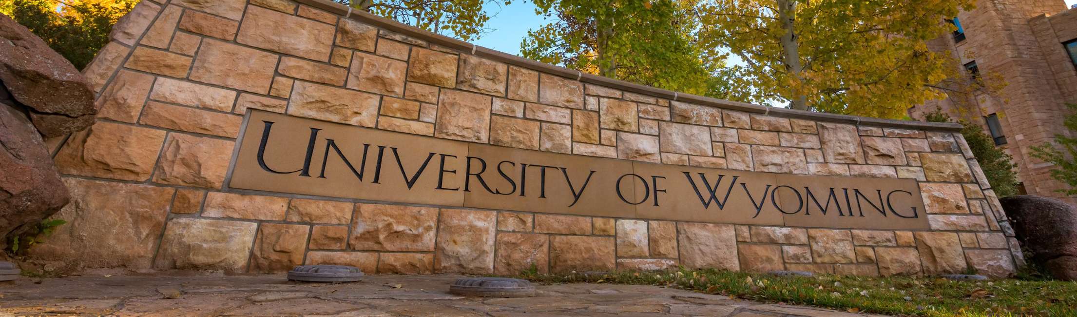 University of Wyoming Sign