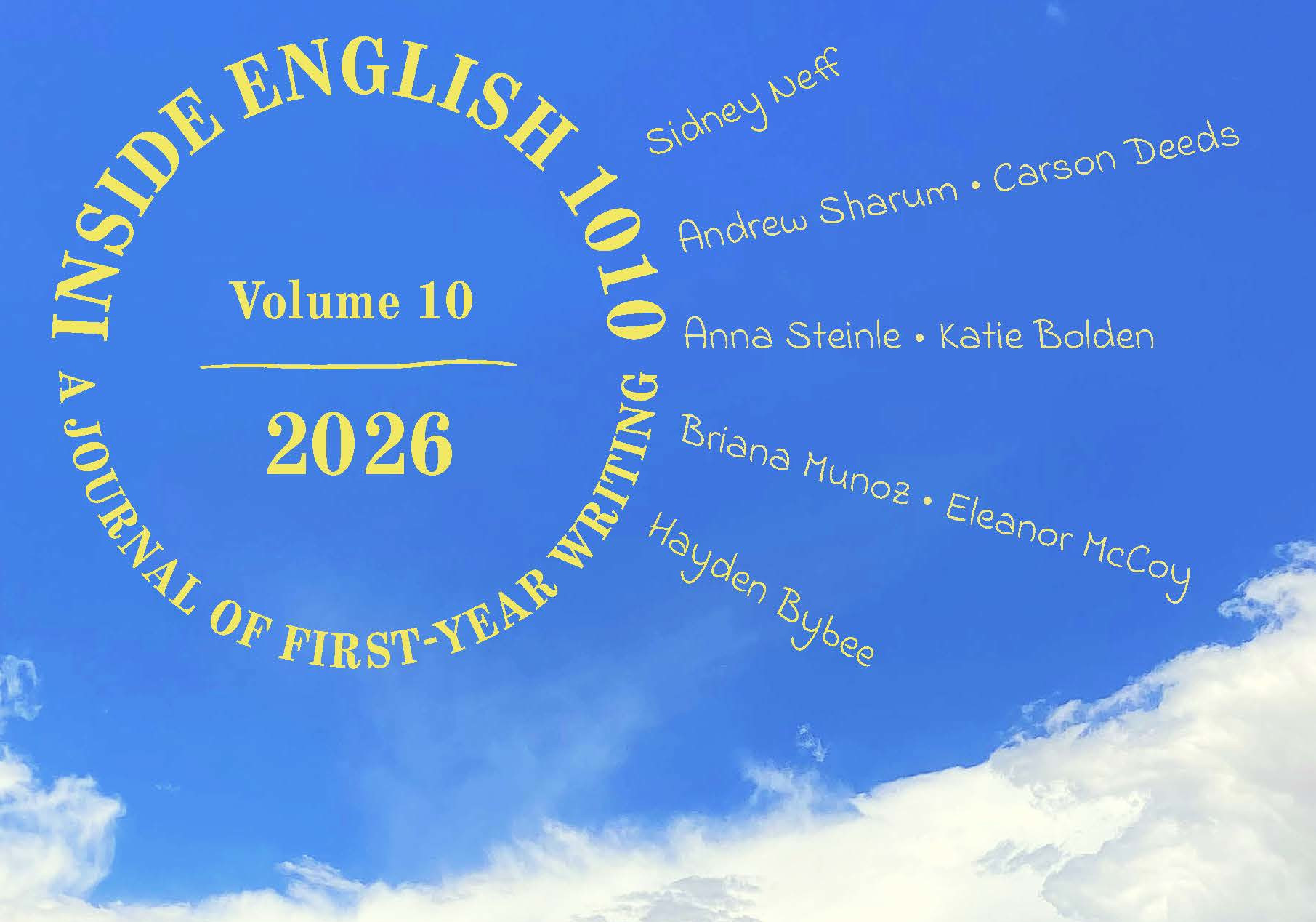 Cropped cover for Inside English 1010, volume 10
