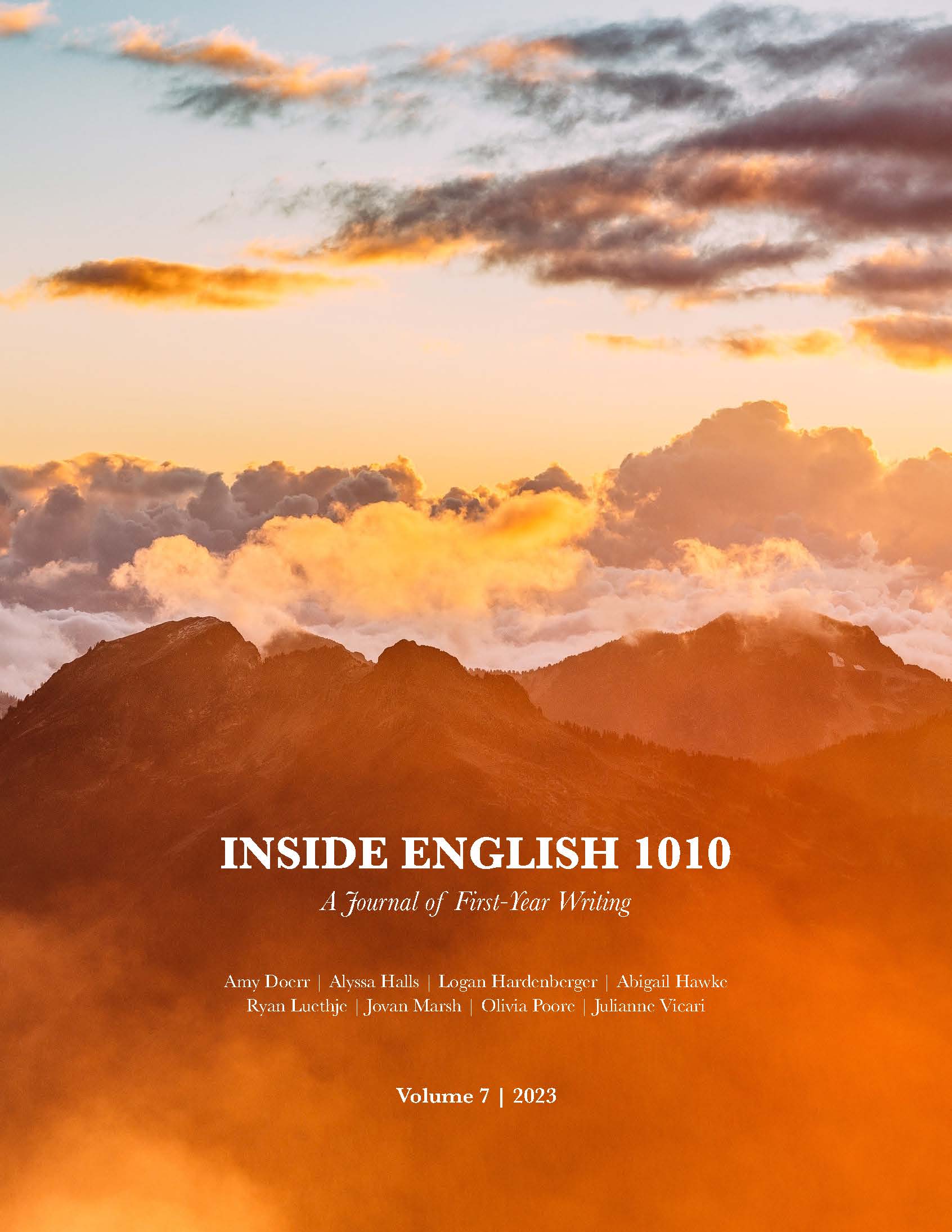 cover for Inside English 1010 volume 7