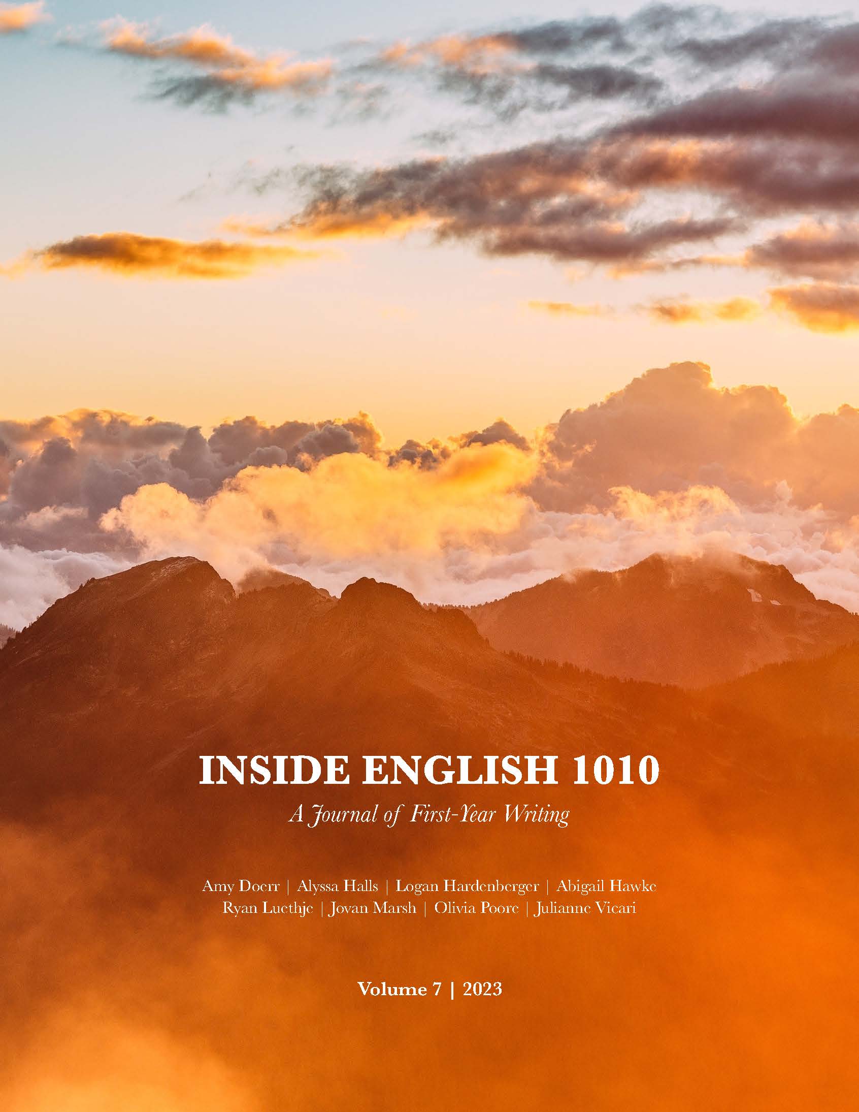 cover for Inside English 1010, volume 7