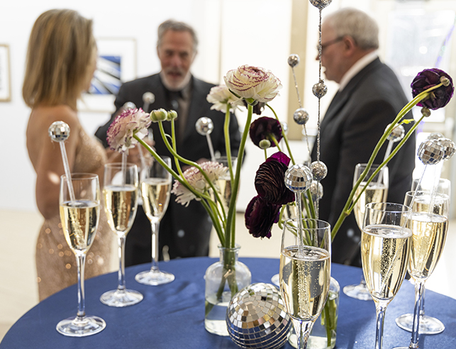 Table in the Gateway Center set for an event