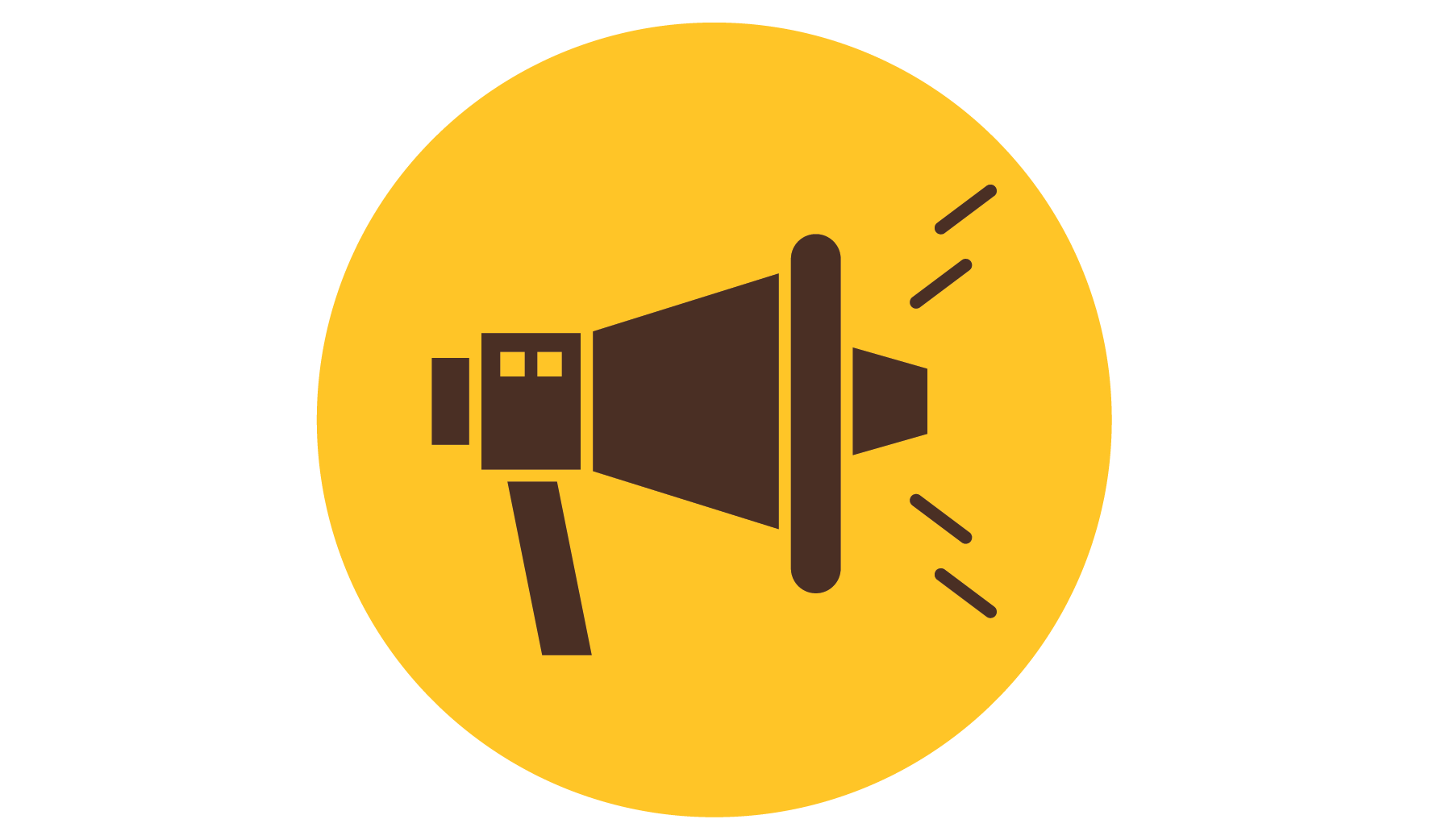 Icon of megaphone