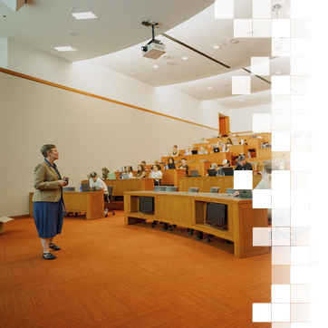 UW faculty instructing a class