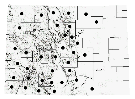 Colorado Distribution of C. pellucida