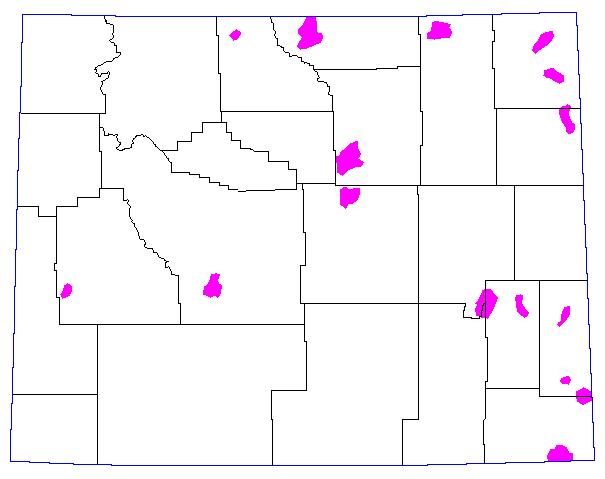 1978, Magenta = >= 8 Grasshoppers per square yard. 