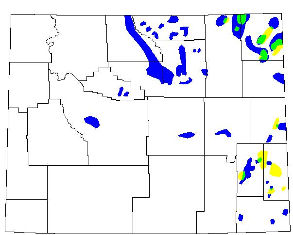Fig. 13. Spatial distribution of rangeland grasshopper outbreaks during 1962-1963, when the infestation area increased by 346.1% over the previous year 