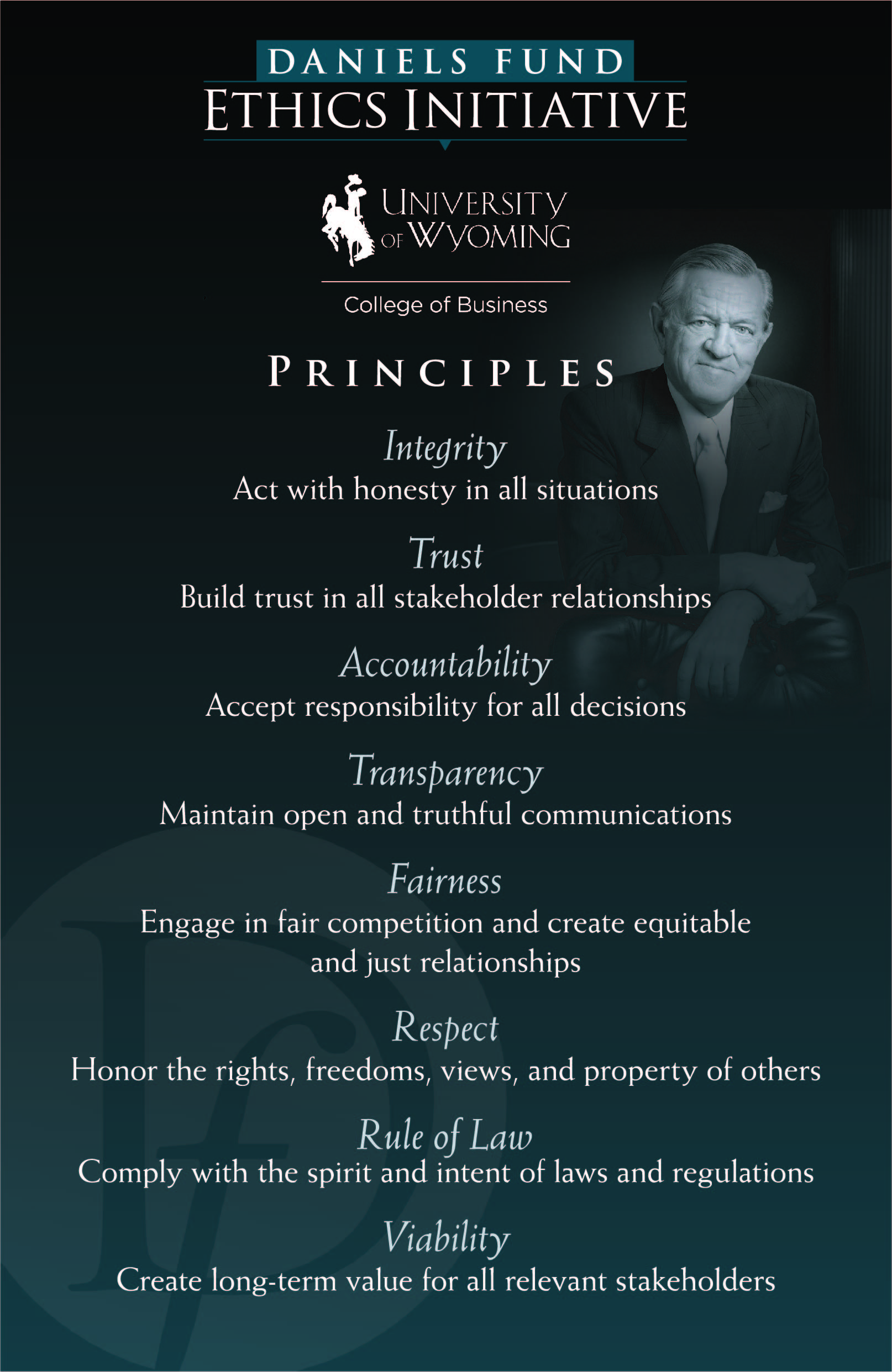 Bill Daniels Ethical Principles