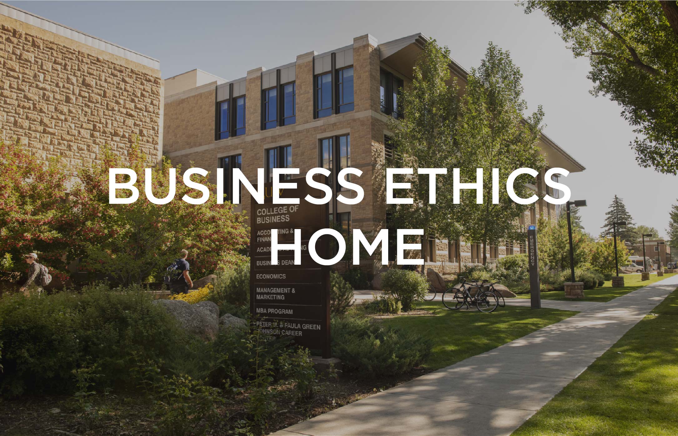 business ethics home menu tile