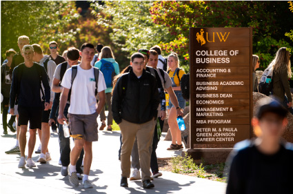 College of Business Sign