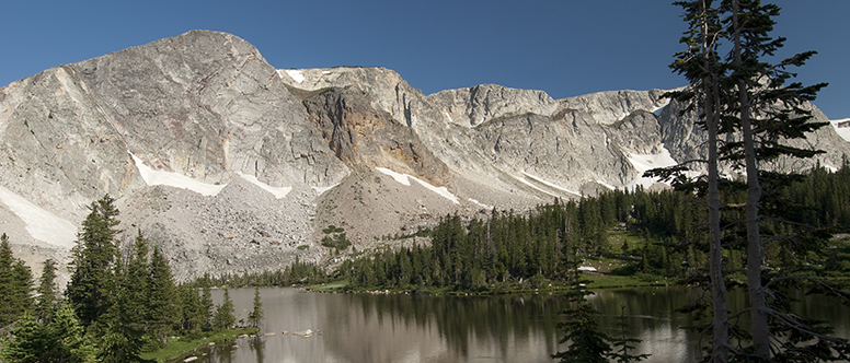 snowy range mountains in albany county wyoming