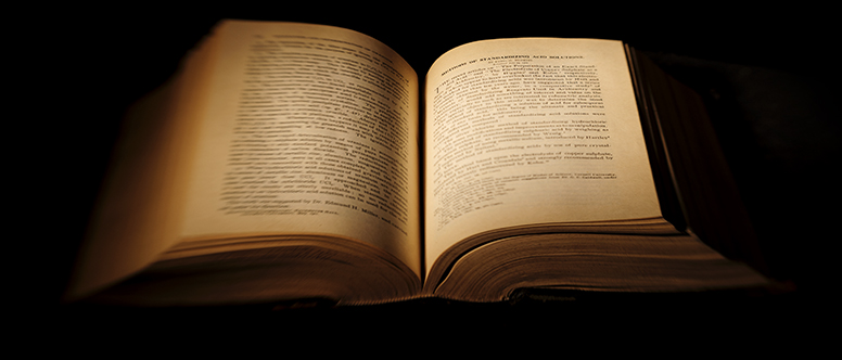 an open book