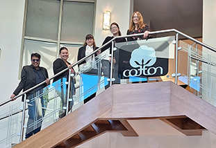 students and faculty in family and consumer sciences on a trip to cotton incorporated headquarters
