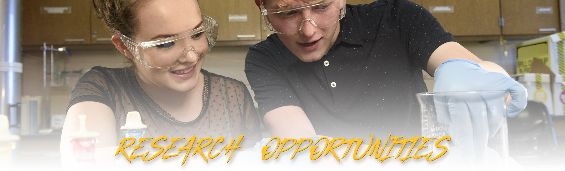 two family and consumer sciences students performing undergraduate research opportunities