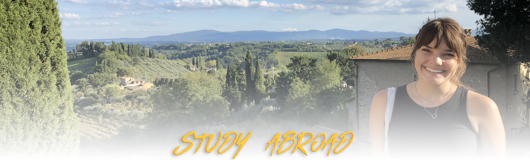Family and Consumer Sciences student Jenna Holyfield in Italy