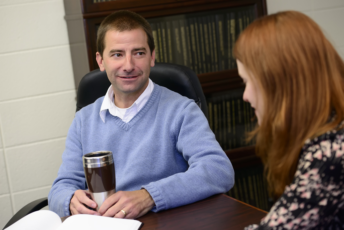 faculty and student meeting