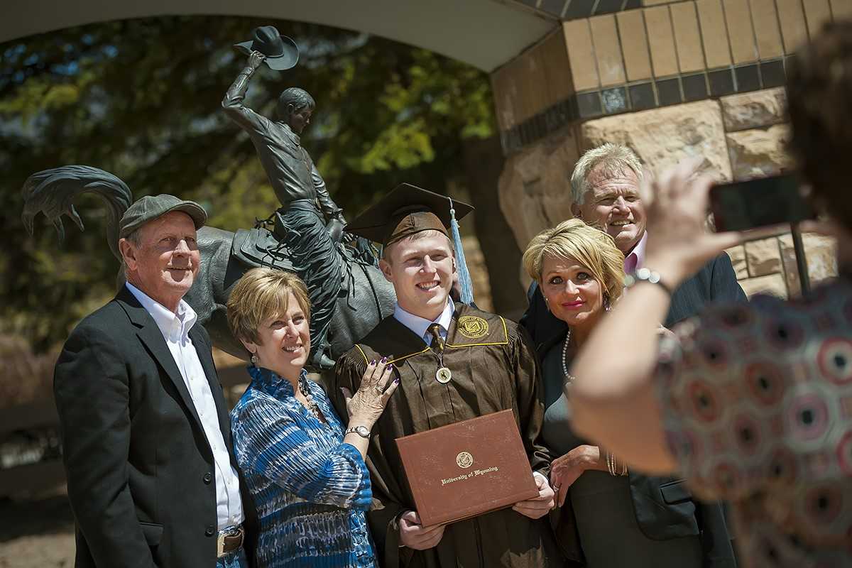 family with graduate