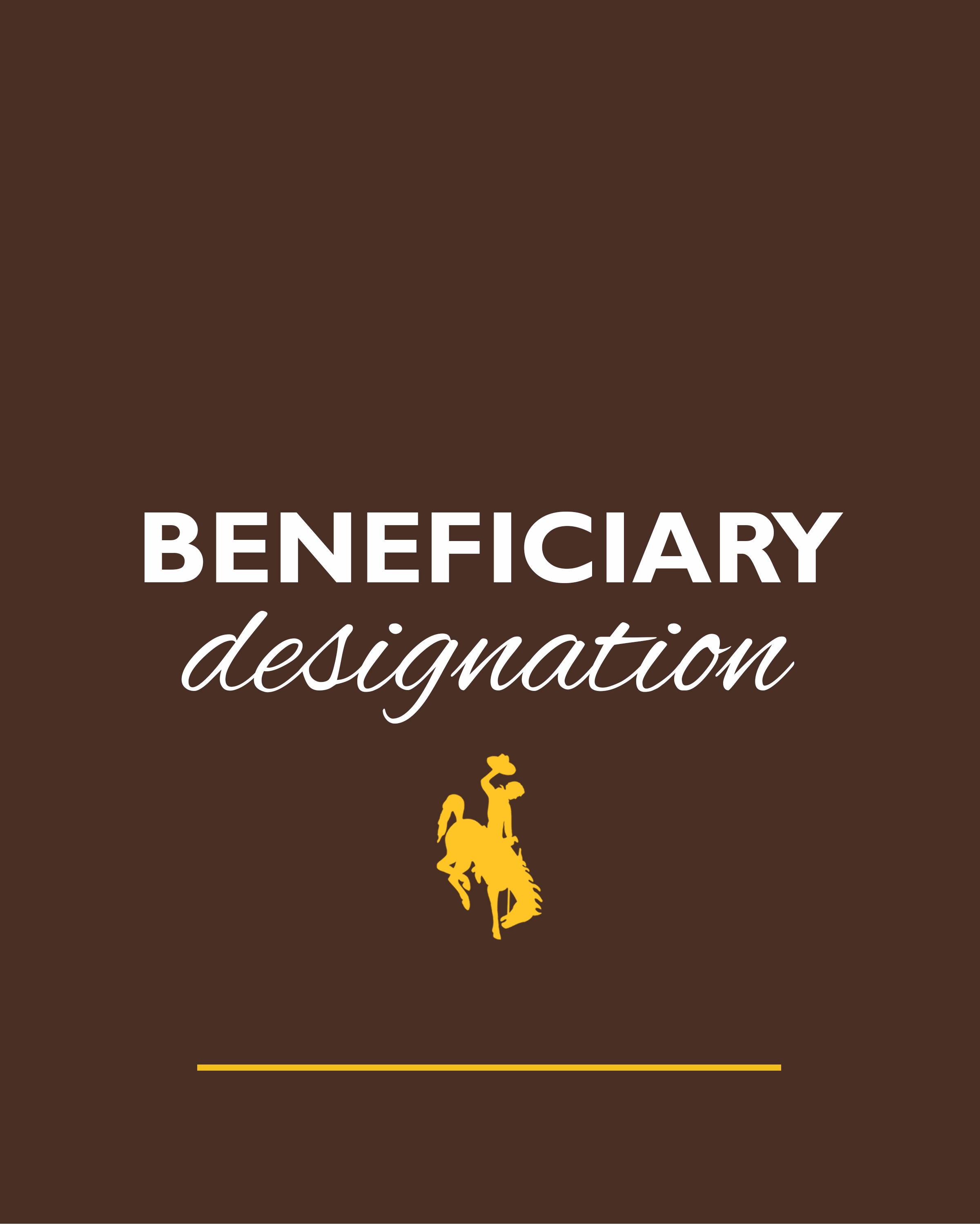 Beneficiary Designation