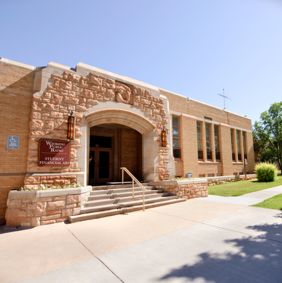 south west entrance of Knight Hall