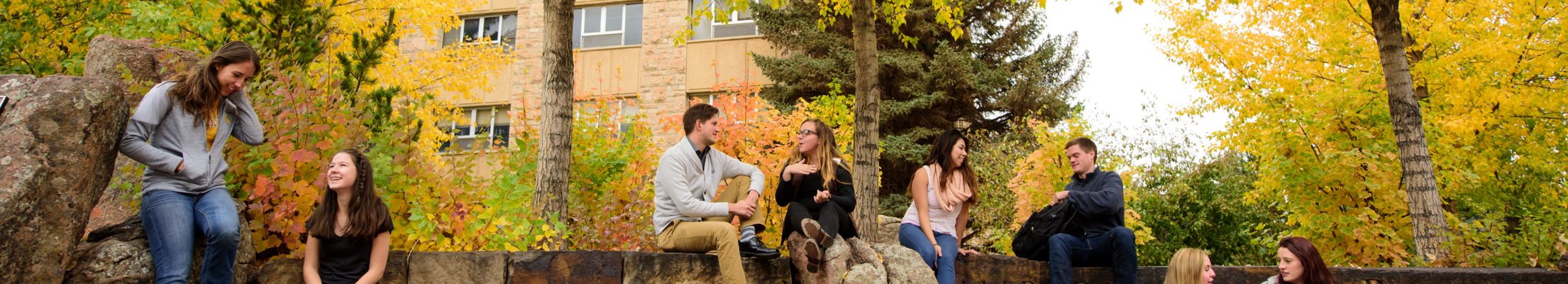 Students on campus