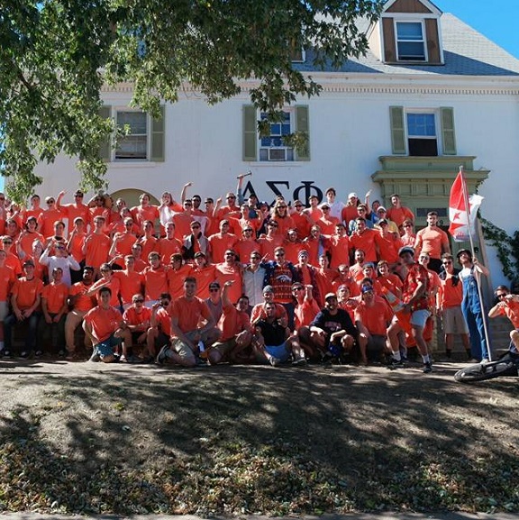 asphi group outside of house