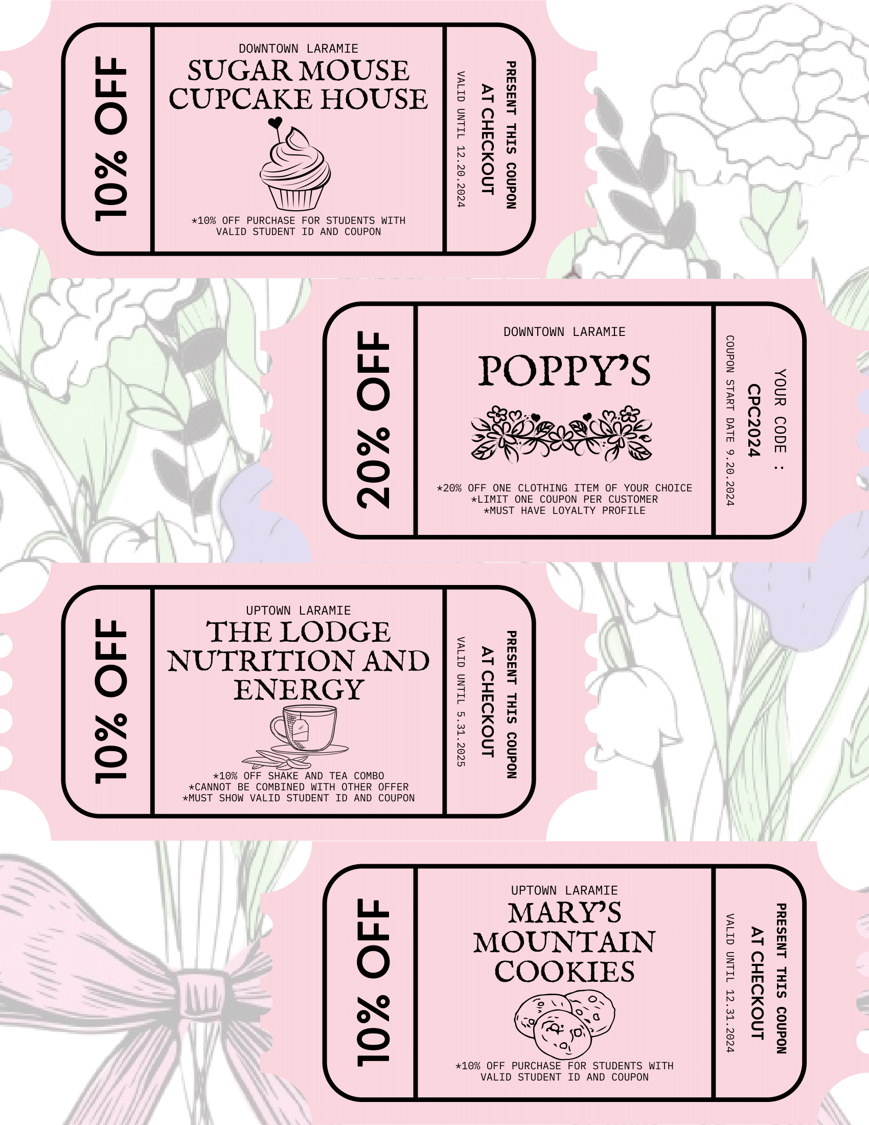 coupon book