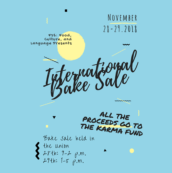 Bakesale Flyer