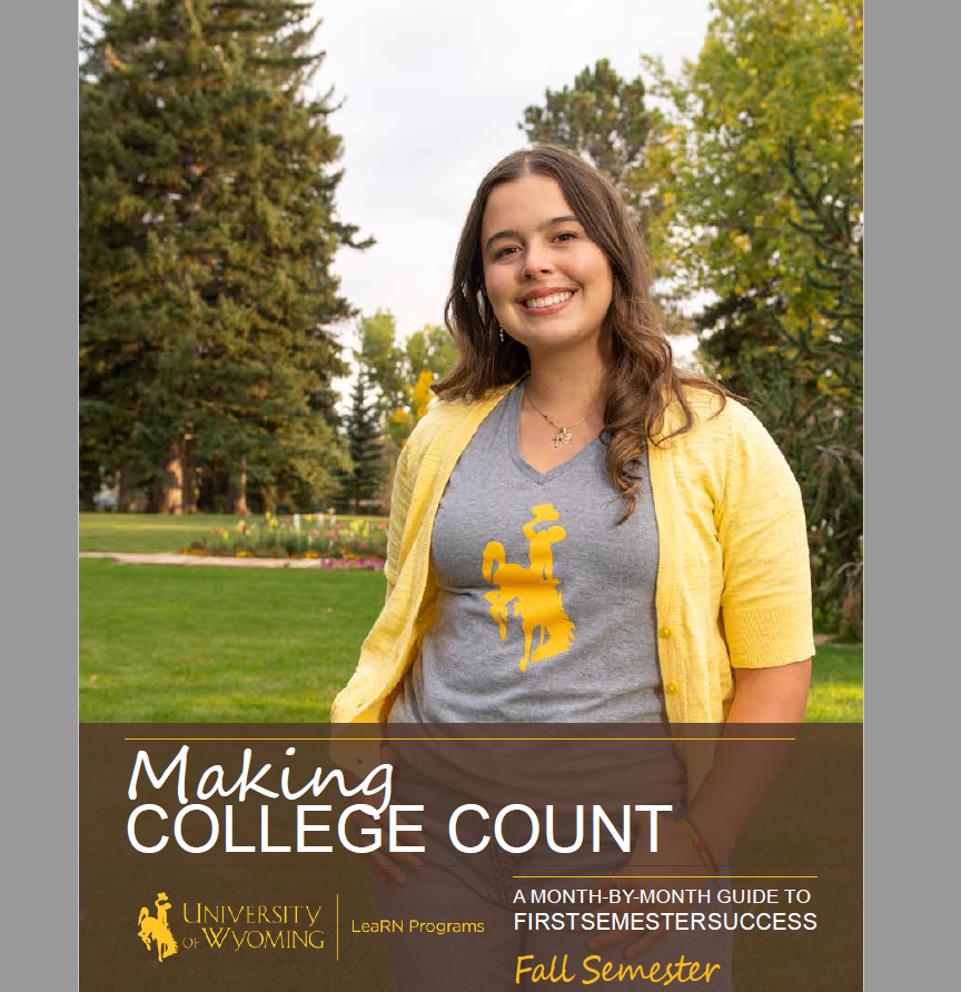 cover of Making College Count - hyperlinked to pdf of entire booklet