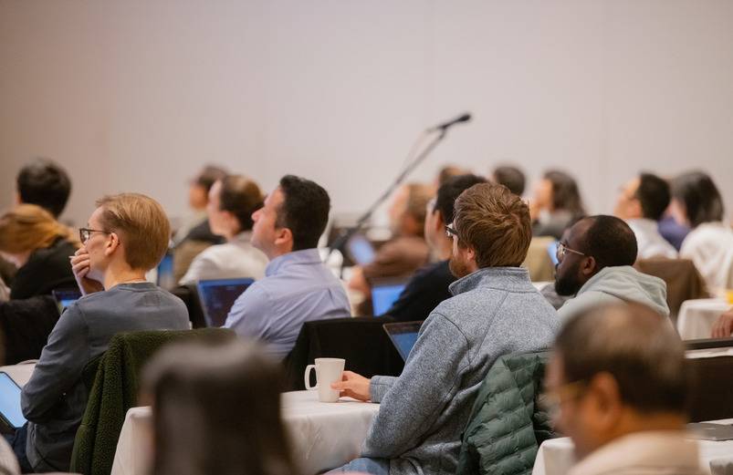 Stock photo of a professional development conference