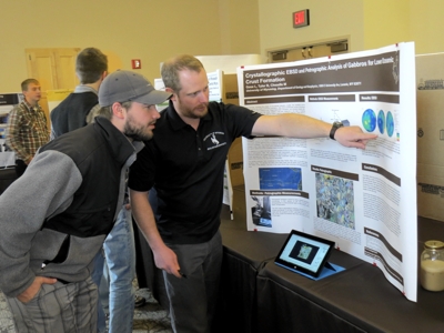 Levi Gose and Austin Heller at Undergraduate Research Day