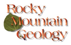 Rocky Mountain Geology logo with leaf