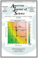 Cover of AMerican Journal of Science, January 2019