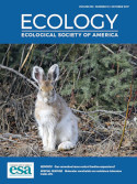 Cover of Ecological Society of America. Volume 98, Issue 10