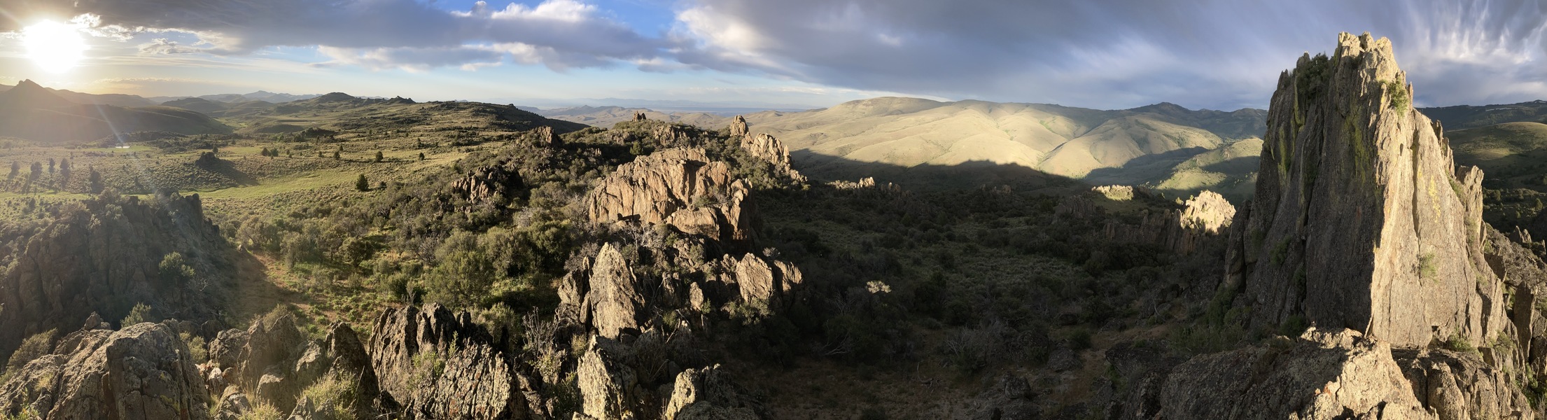 scenic mountain view