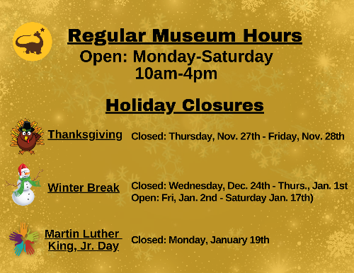closures for uw geo museum
