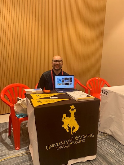 Daing at a recruitment fair