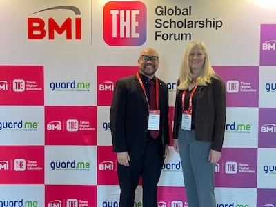 Daing and Isa at Global Scholarship Forum